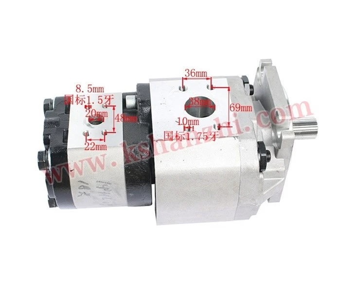 Forklift Parts C2KBA-02011 Hydraulic Pump For Jianghuai 16 Ton (CB-KPHL50/08-BF-P2) factory