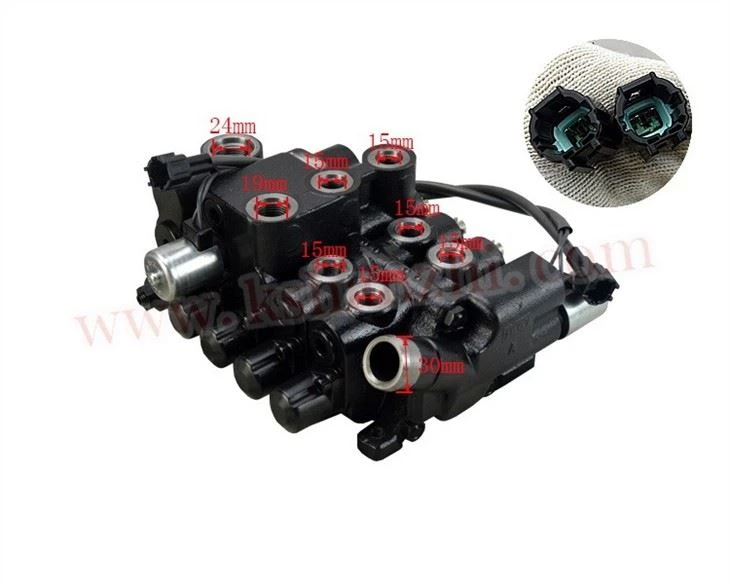 Hydraulic 4 Spools Control Valve For F14E/L02 (91G72-31200) Original